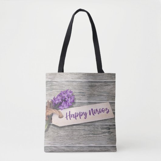 Rustic Happy Norooz Hyacinth - Canvas tas (Voorkant)