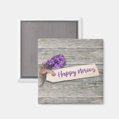 Rustic Happy Norooz Hyacinth - Magnet (Voorkant / Achterkant)