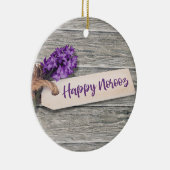Rustic Happy Norooz Hyacinth - Ornament (Rechts)