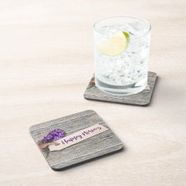 Rustic Happy Norooz Hyacinth - Plastic Onderzetter