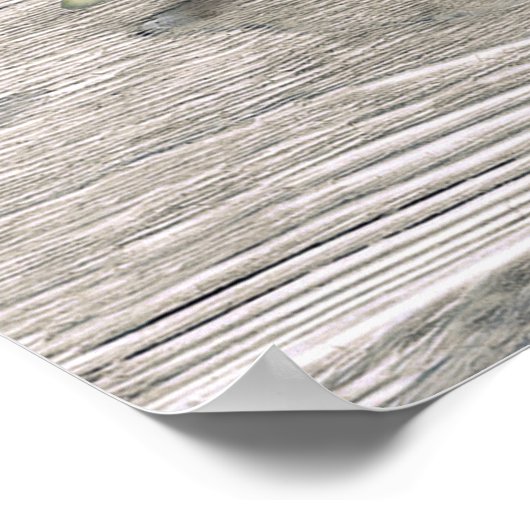 Rustic Happy Norooz Hyacinth - Poster (Hoek)