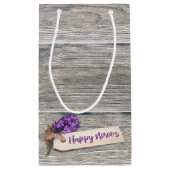 Rustic Happy Norooz Hyacinth - Small Gift Bag Klein Cadeauzakje (Achterkant)