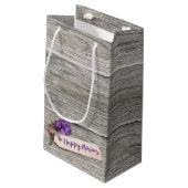 Rustic Happy Norooz Hyacinth - Small Gift Bag Klein Cadeauzakje (Achterkant Gekanteld)
