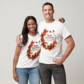 Rustic Happy Thanksgiving T-shirt (Unisex)