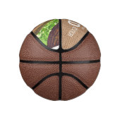 Rustic Happy Vaderdag Best Pap Ever Photo Basketbal (Rechts)