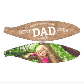 Rustic Happy Vaderdag Best Pap Ever Photo Basketbal (Panelen)