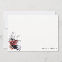 Rustic Harbor Yacht Sailboat Waterverf Weddenschap