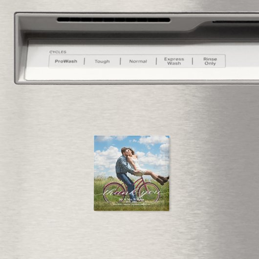 Rustic Hartelijk dank voor het bruiloft Magneet (Insitu (Vaatwasser))