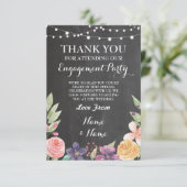 Rustic - Hartelijk dank voor uw kaartje Wedding Ch Kaart (Staand voorkant)