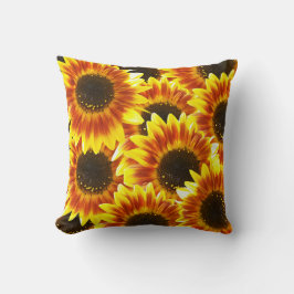 Rustic Harvest Sunflower Sierkussen