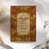 Rustic Harvest Thanksgiving Celebration Kaart