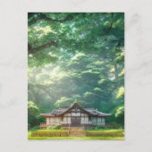Rustic Haven, Houden Japans Huis Briefkaart (Voorkant)