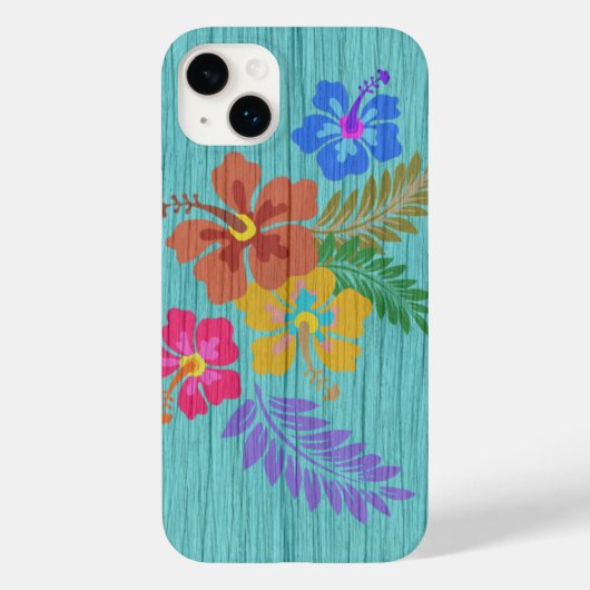 Rustic Hawaiian Flowers Print Case-Mate iPhone Case (Achterkant)