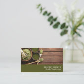 Rustic Health Food Store Visitekaartje (Staand voorkant)