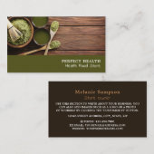 Rustic Health Food Store Visitekaartje (Voorkant / Achterkant)