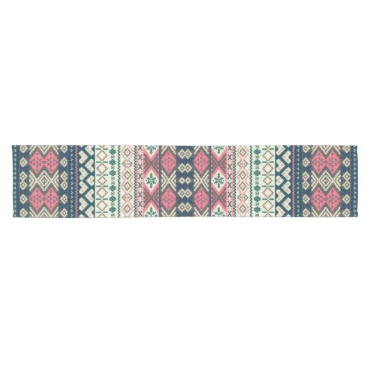 Rustic  Heart Aztec Korte Tafelloper (Horizontaal)