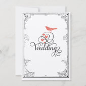 Rustic Hearts Mint Coral sparen de Datum Save The Date (Achterkant)