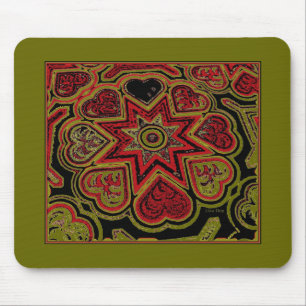 "Rustic Hearts" Mousepad Muismat