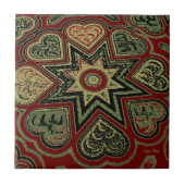 "Rustic Hearts" Trivet/Tegel Tegeltje (Voorkant)