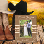 Rustic Hearts Wedding Gegraveerde Lijstjes