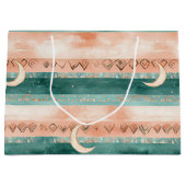 Rustic Hemel Streep Maan Zon Aards (8) Groot Cadeauzakje (Voorkant)