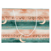 Rustic Hemel Streep Maan Zon Aards (8) Groot Cadeauzakje (Achterkant)