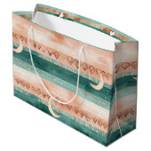 Rustic Hemel Streep Maan Zon Aards (8) Groot Cadeauzakje (Achterkant Gekanteld)