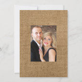 Rustic Herbarium - zonnebloemen Bohemian Wedding Save The Date (Achterkant)