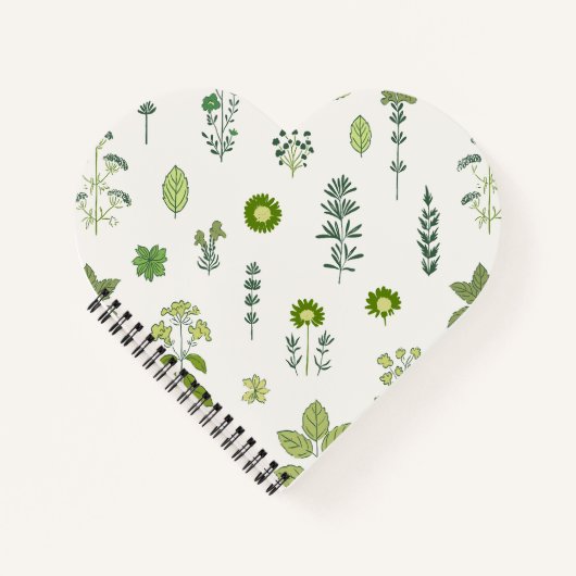 Rustic Herbs Green Notitieboek (Voorkant)