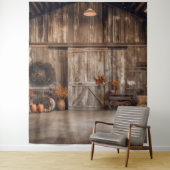 Rustic Herfst Barn Hanging Wandkleed (In situ)
