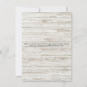 Rustic Herfst Country String Lights Vrijgezellenfe Kaart (Achterkant)