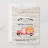 Rustic Herfst Country String Lights Vrijgezellenfe Kaart (Voorkant)