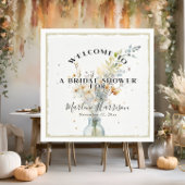 Rustic Herfst Floral Wildflowers Vrijgezellenfeest Servet