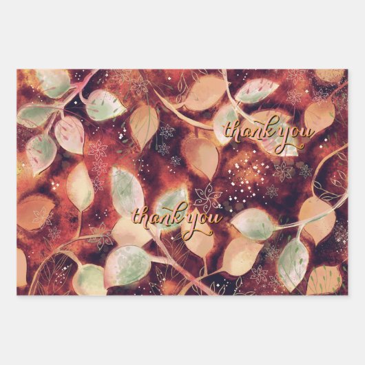 Rustic Herfst Foliage Appreciation Paper (Voorkant)
