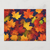 Rustic Herfst Foliage Briefkaart (Voorkant)