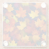 Rustic Herfst Foliage Onderzetter (Achterkant)