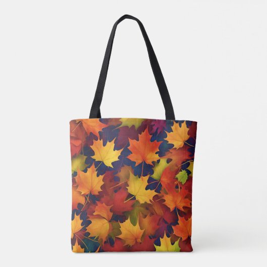 Rustic Herfst Foliage Tas (Achterkant)
