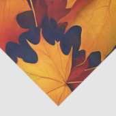 Rustic Herfst Foliage Tissue Paper Tissuepapier (Detail)