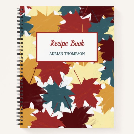 Rustic Herfst herfst leest recept Notitieboek (Voorkant)