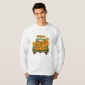 Rustic Herfst Market Truck T-shirt (Voorkant volledig)