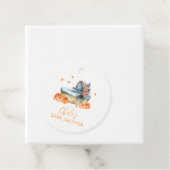  Rustic Herfst Pompoen Wieg Baby shower Bedankjes Labels (In situ)