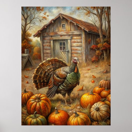 Rustic Herfst Poster (Voorkant)