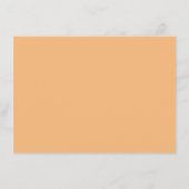 Rustic Herfst Roos Floral Words of Advice Kaart (Achterkant)