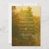 Rustic  herfstwoud kaart (Voorkant)