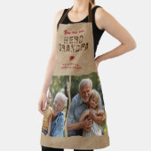 Rustic Hero Grandpa Father`s Day 2 Photo Collage Schort (Insitu)