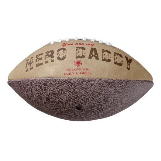 Rustic Hero Papa vaders Dag 2 Foto Collage American Football (Gedraaid 270)