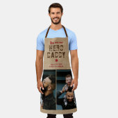 Rustic Hero Papa vaders Dag 2 Foto Collage Schort (Gedragen)