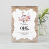 Rustic Herten Lentebirthday Kaart (Staand voorkant)