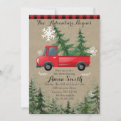 Rustic het avontuur begint de Uitnodiging van het  (Voorkant)