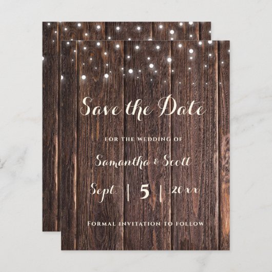 Rustic het Band van de Lichten van het Koord spare (Voorkant / Achterkant)